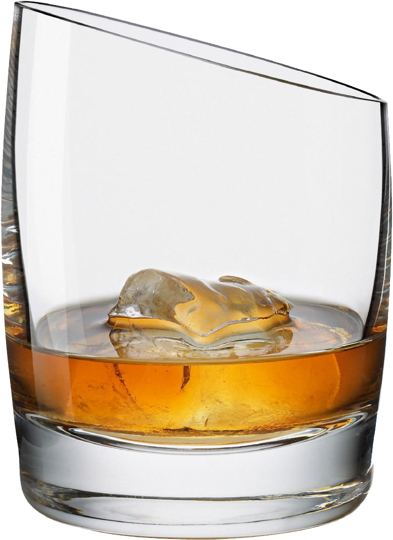 Whiskey On The Rocks Glass PNG Image