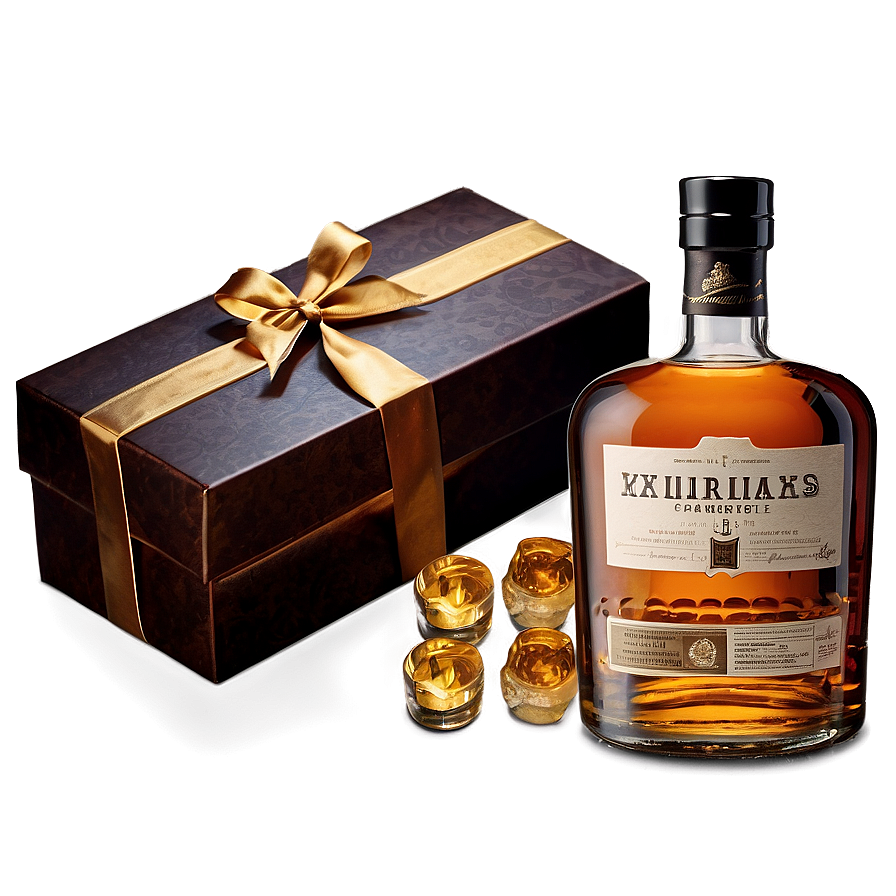 Whisky Gift Box Png Ogn PNG Image