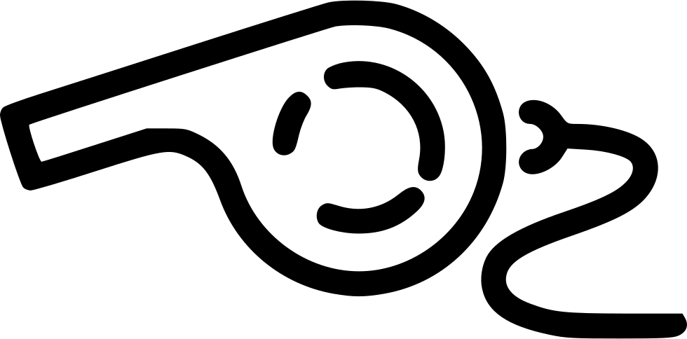 Whistle Outline Graphic PNG Image