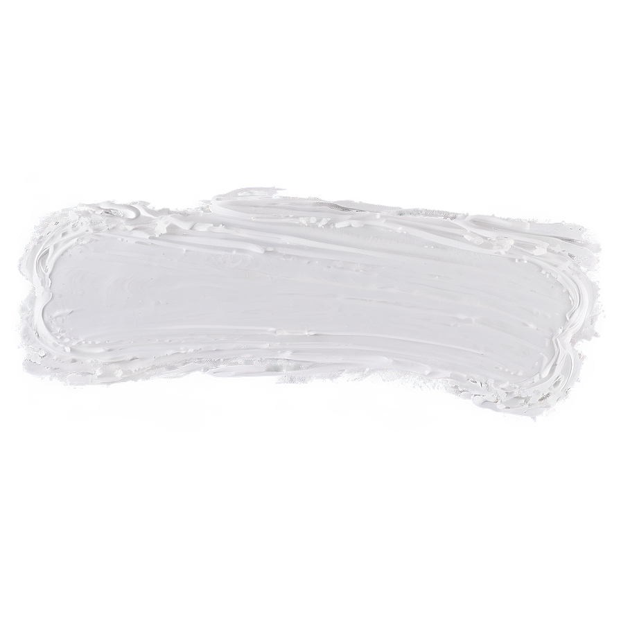 White Acrylic Brush Stroke Png Tty PNG Image