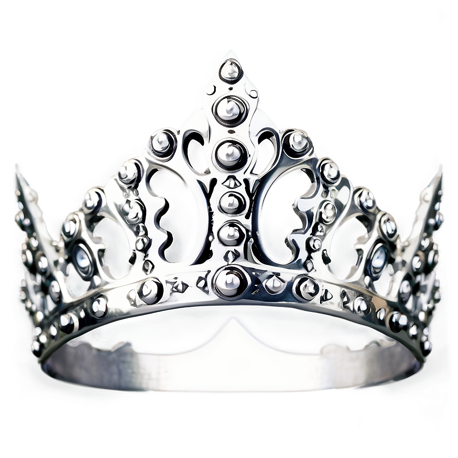 White And Silver Crown Png Kpu PNG Image