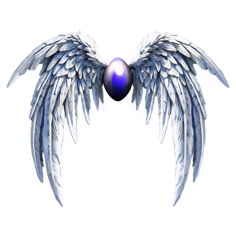 White Angelic Essence Wings Png Btk64 PNG Image