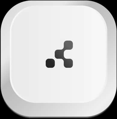 White App Icon Design PNG Image