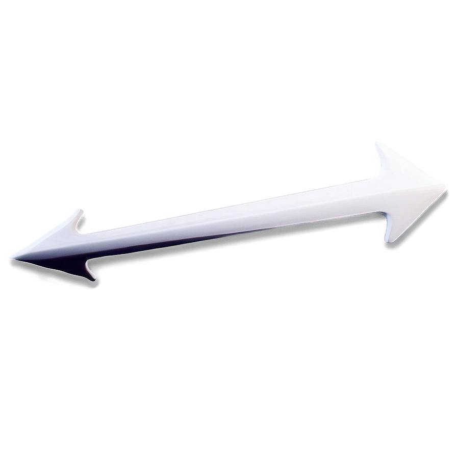 White Arrow A PNG Image