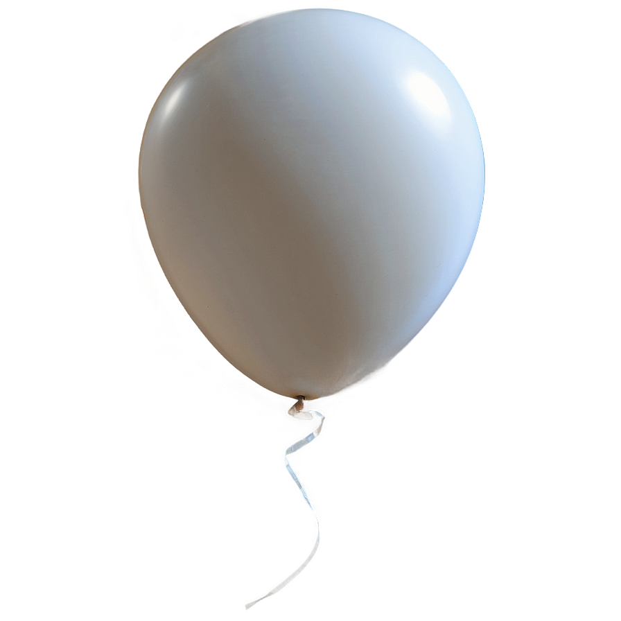 White Balloon Png 06212024 PNG Image