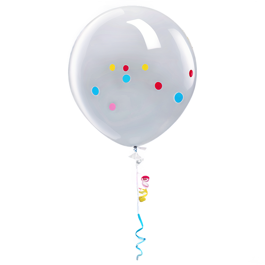 White Balloons B PNG Image