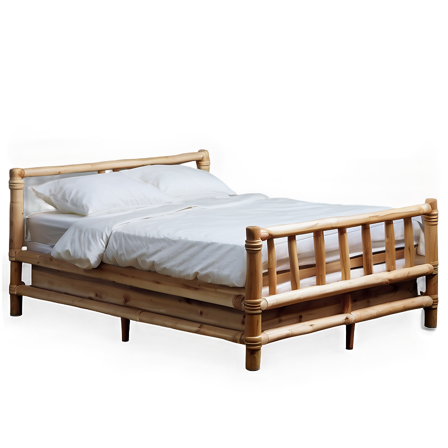 White Bed C PNG Image