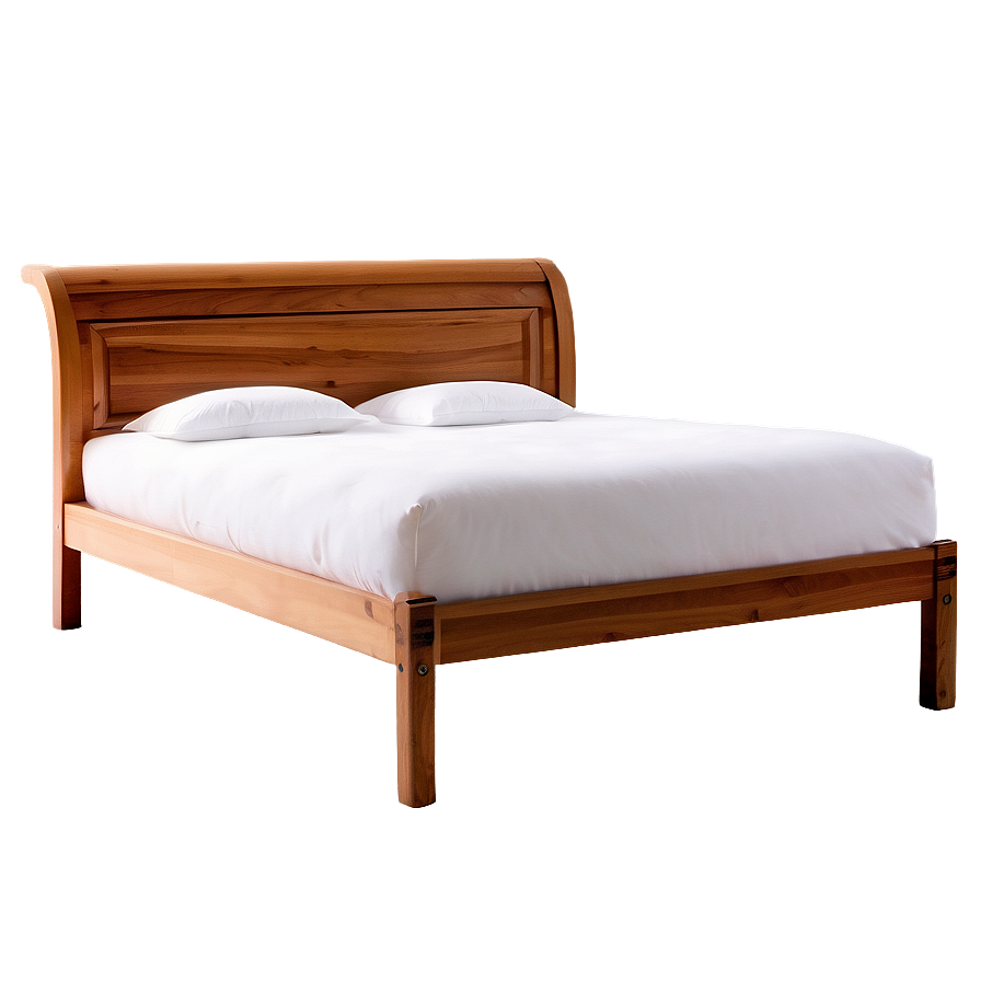 White Bed D PNG Image