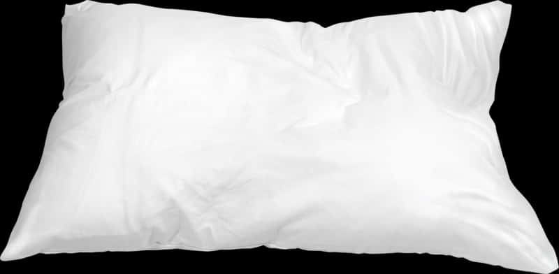 White Bed Pillow Isolated PNG Image