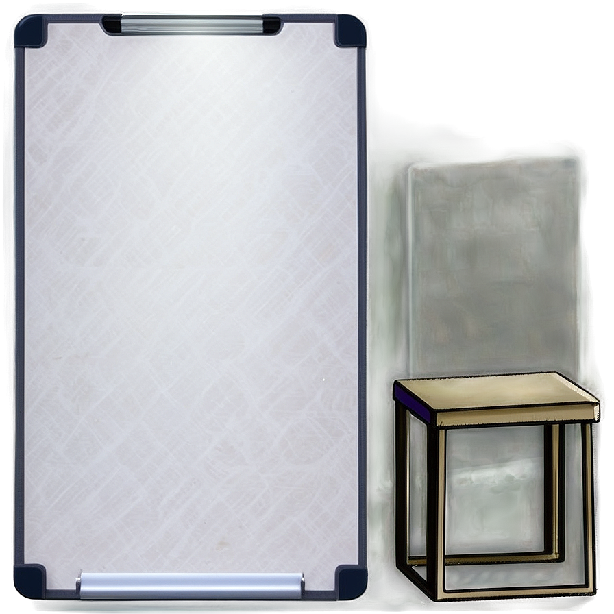 White Board Table Png Vsd PNG Image