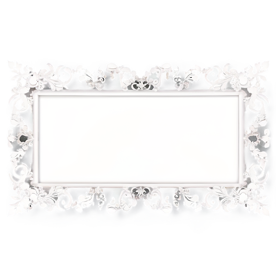 White Border Frame For Quotes Png 62 PNG Image