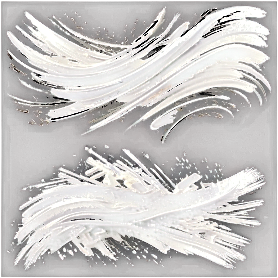 White Brush Stroke Effect Png 06262024 PNG Image