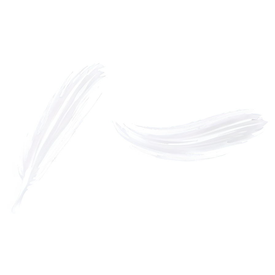 White Brush Stroke For Logos Png Knj PNG Image