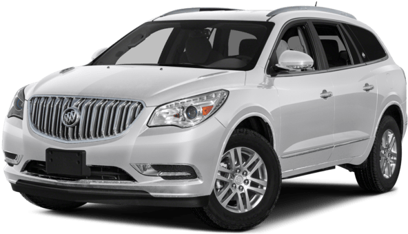 White Buick S U V Profile View PNG Image