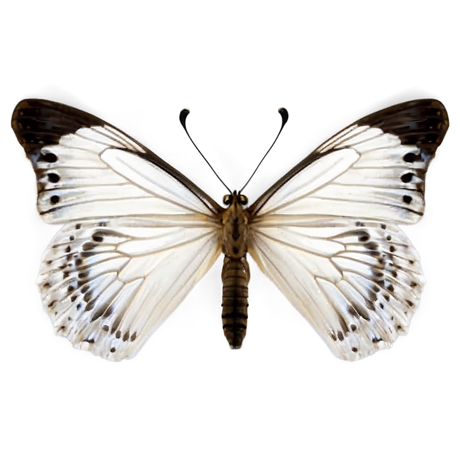 White Butterfly Isolated Png Btx39 PNG Image