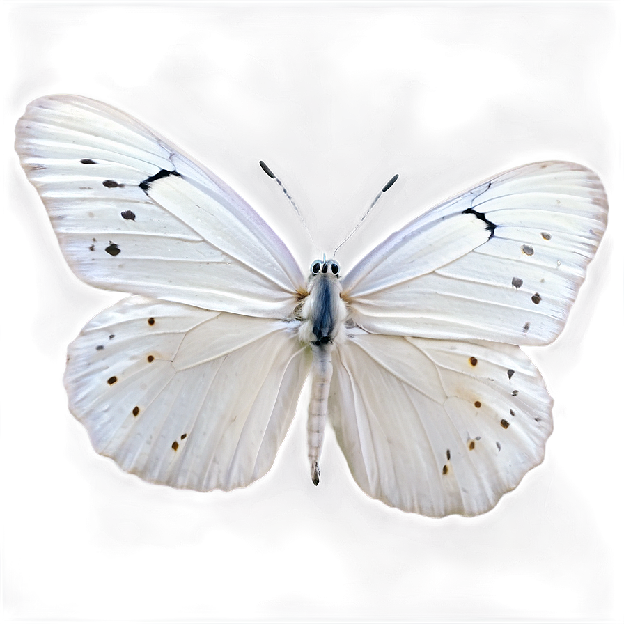 White Butterfly On White Png Awr71 PNG Image