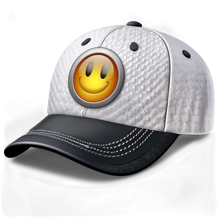 White Cap Emoji Png Eag PNG Image