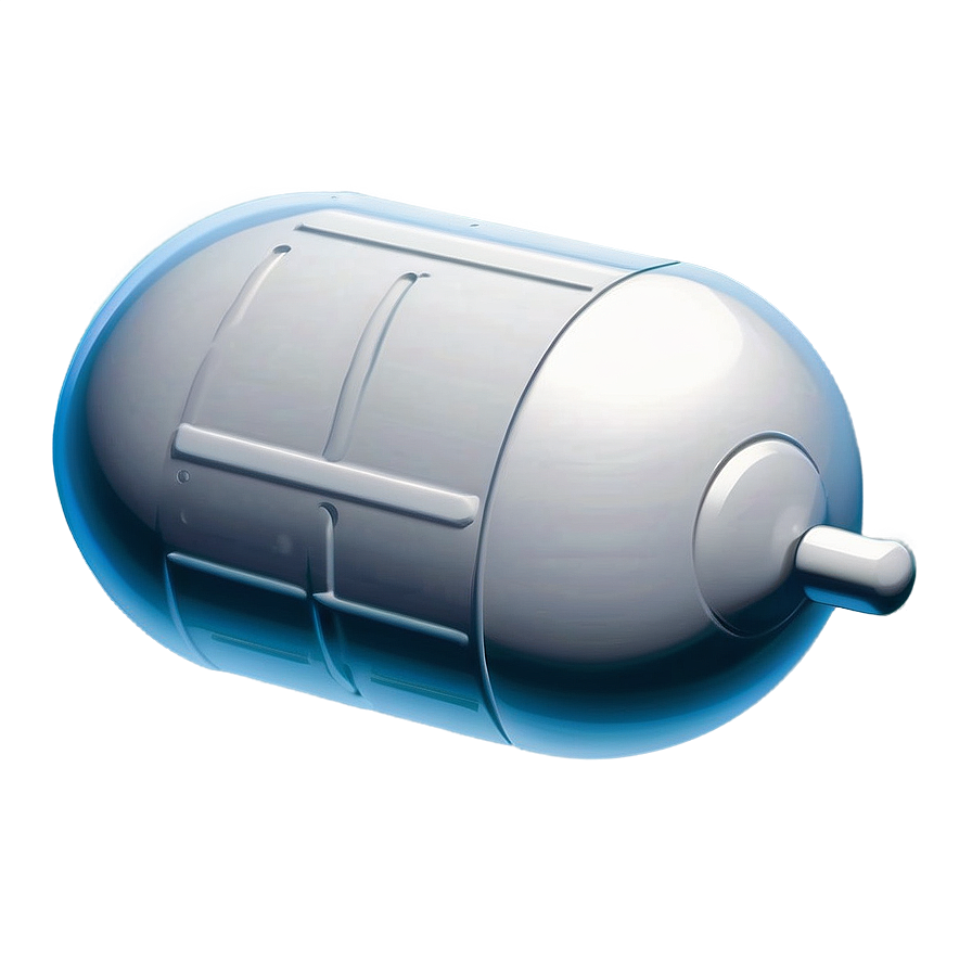 White Capsule C PNG Image