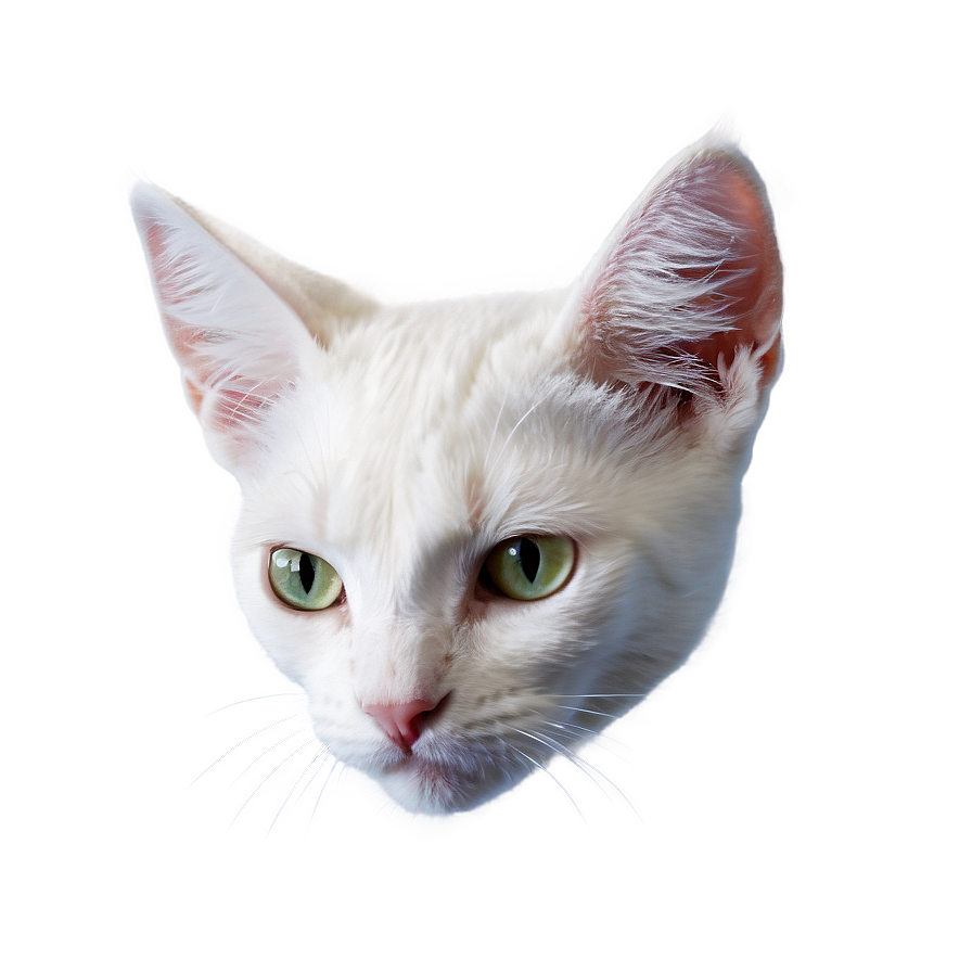 White Cat Ear Png Fav51 PNG Image