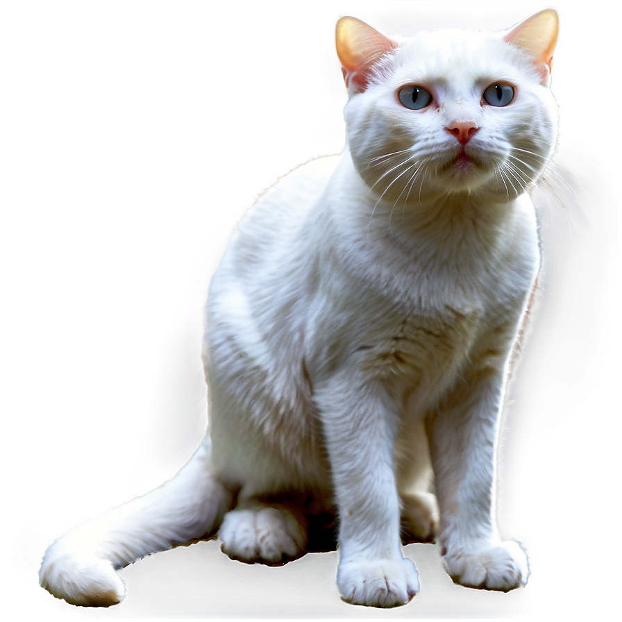 White Cat Png 05252024 PNG Image