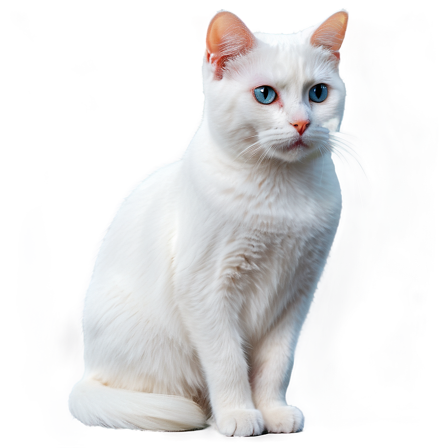 White Cat Png 05252024 PNG Image