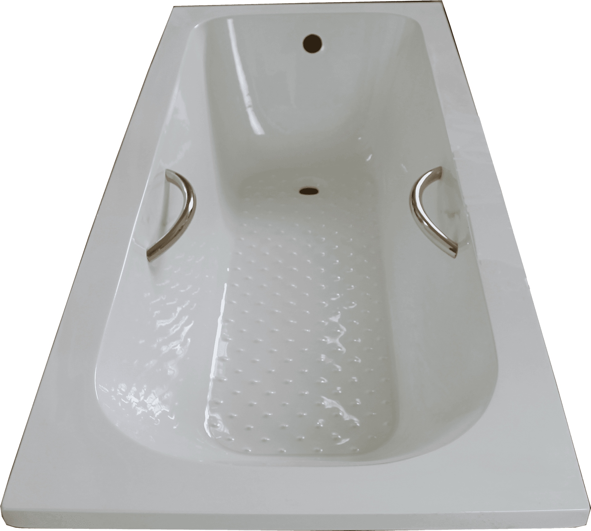 White Ceramic Bathroom Sink With Handles PNG Image