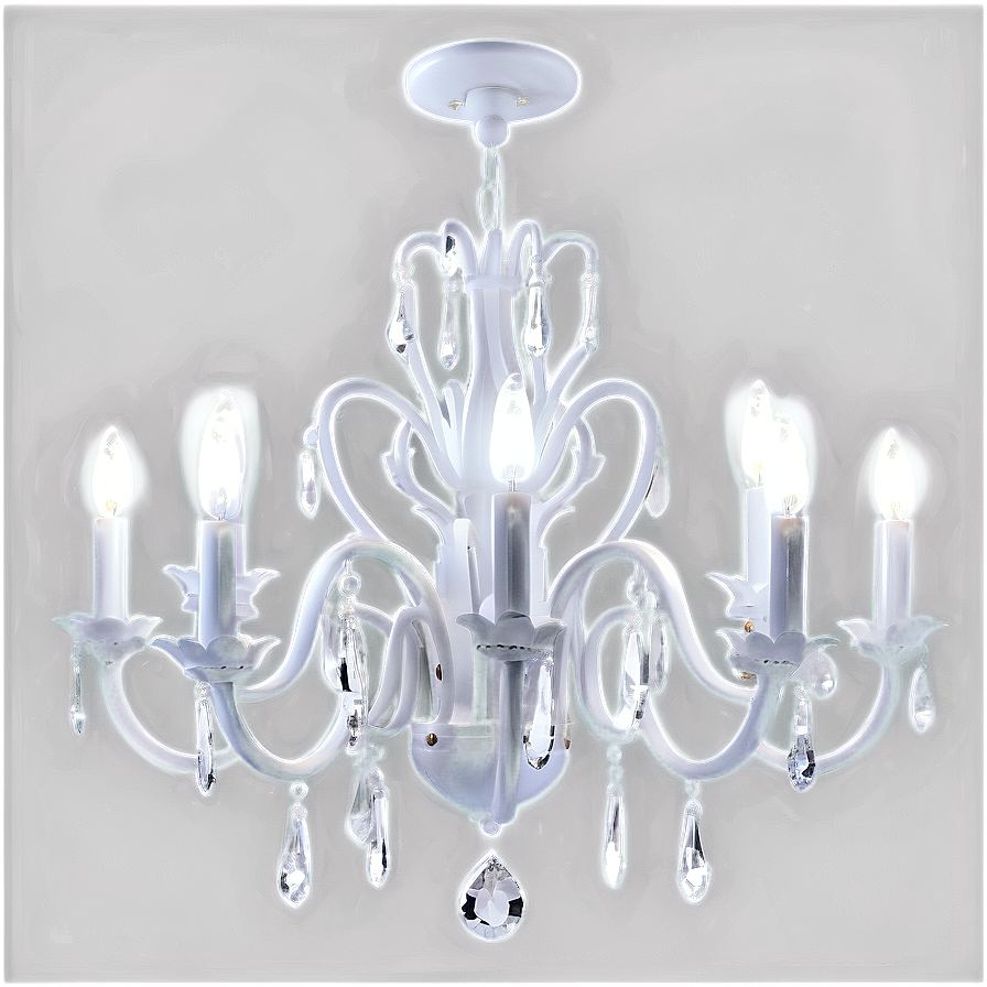 White Chandelier Png Kvi PNG Image