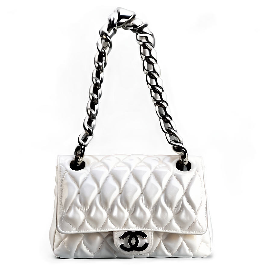 White Chanel Bag Png 31 PNG Image