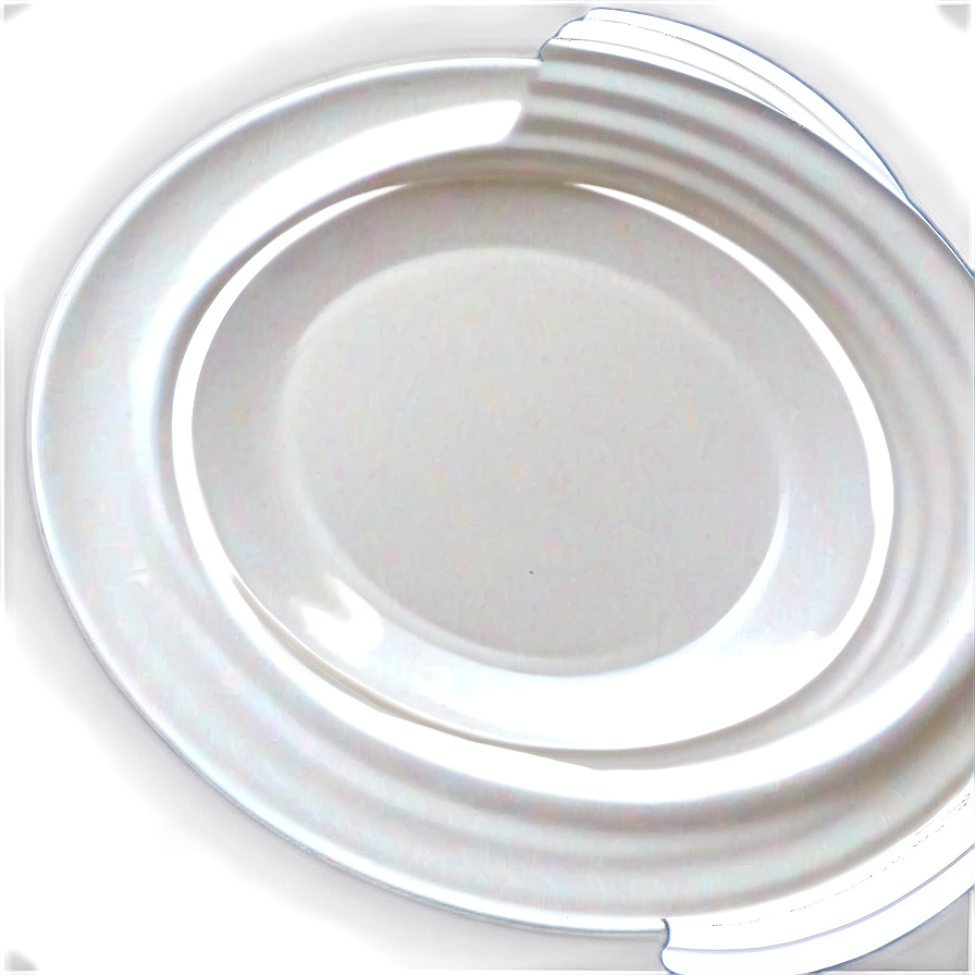 White Charger Plate Png 06212024 PNG Image