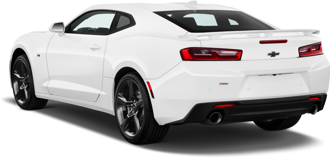 White Chevrolet Camaro S S2023 PNG Image