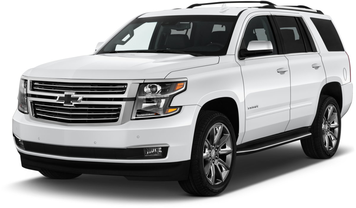 White Chevrolet Tahoe S U V Profile PNG Image