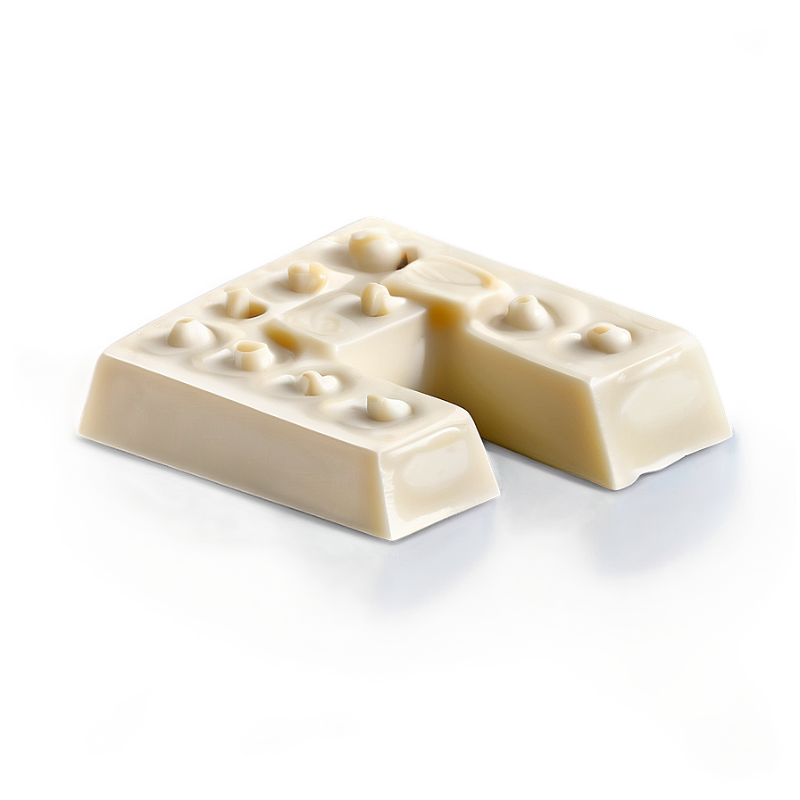 White Chocolate Piece Png 06272024 PNG Image