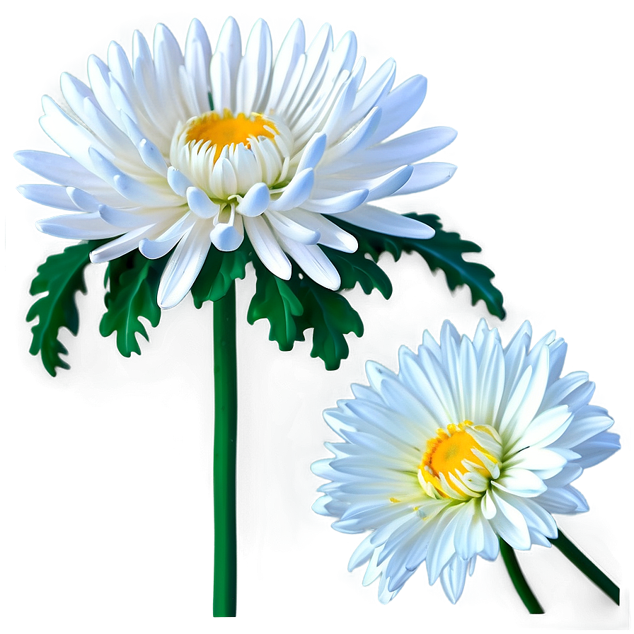 White Chrysanthemum Flower Png Uow79 PNG Image