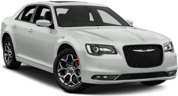 White Chrysler300 Sedan2023 PNG Image