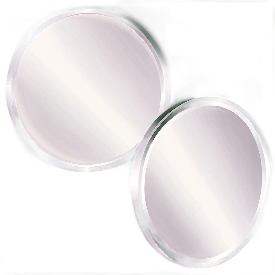 White Circle Clipart Png Pvc57 PNG Image