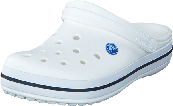 White Classic Croc Sandal PNG Image