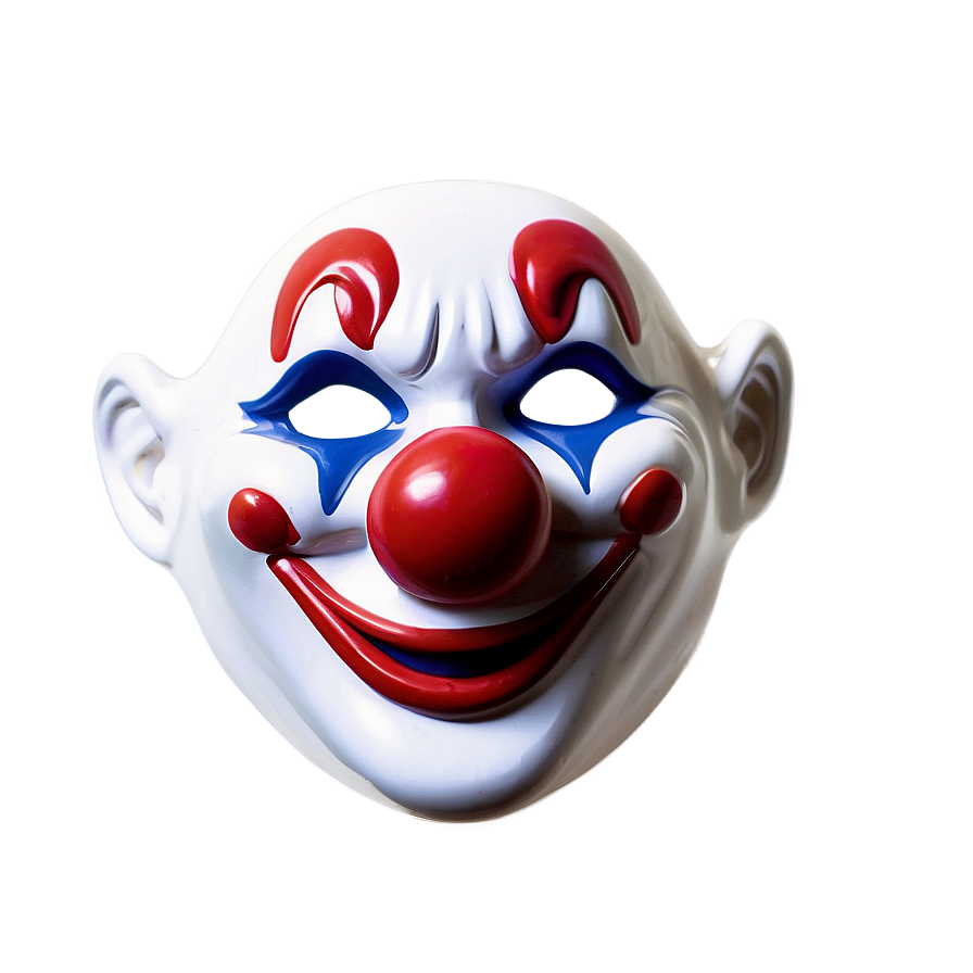 White Clown Mask Png 06272024 PNG Image