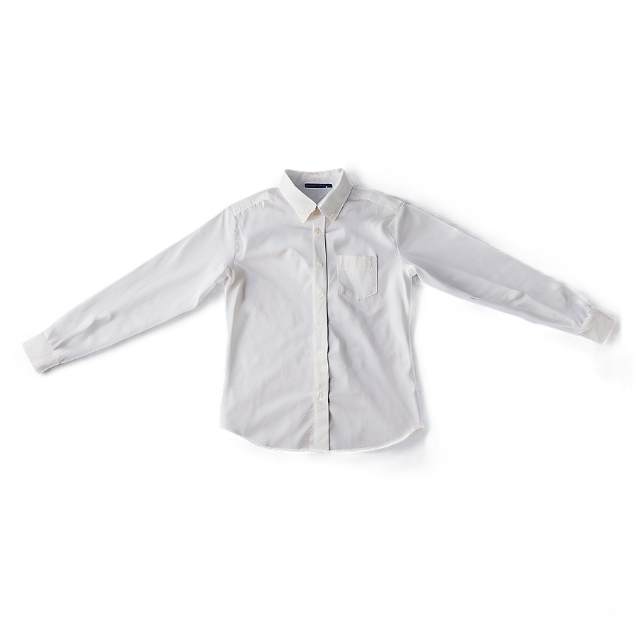 White Cotton Shirt Png Hti38 PNG Image