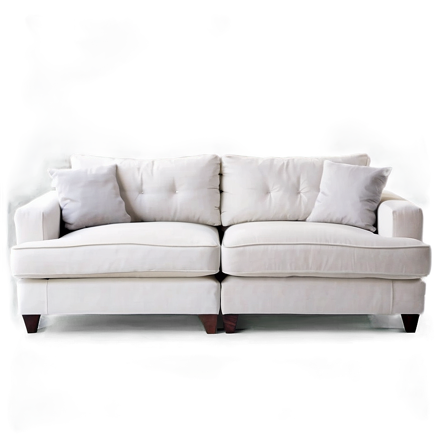 White Couch Living Room Png 06212024 PNG Image