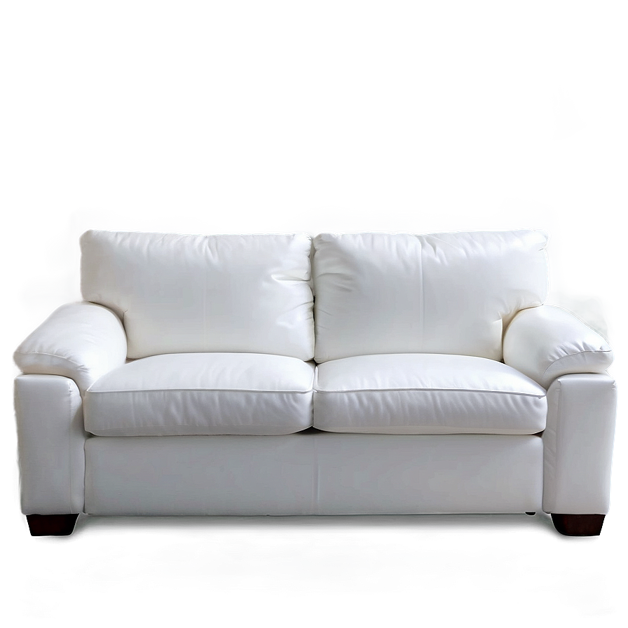 White Couch With Adjustable Headrest Png Lav7 PNG Image