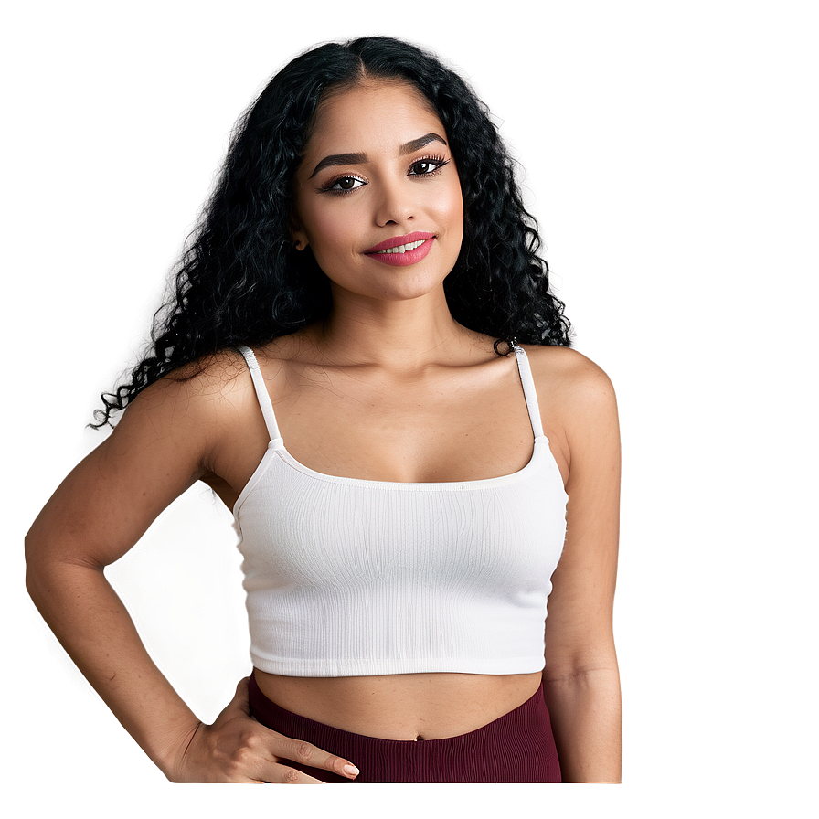 White Crop Top Shirt Png 59 PNG Image