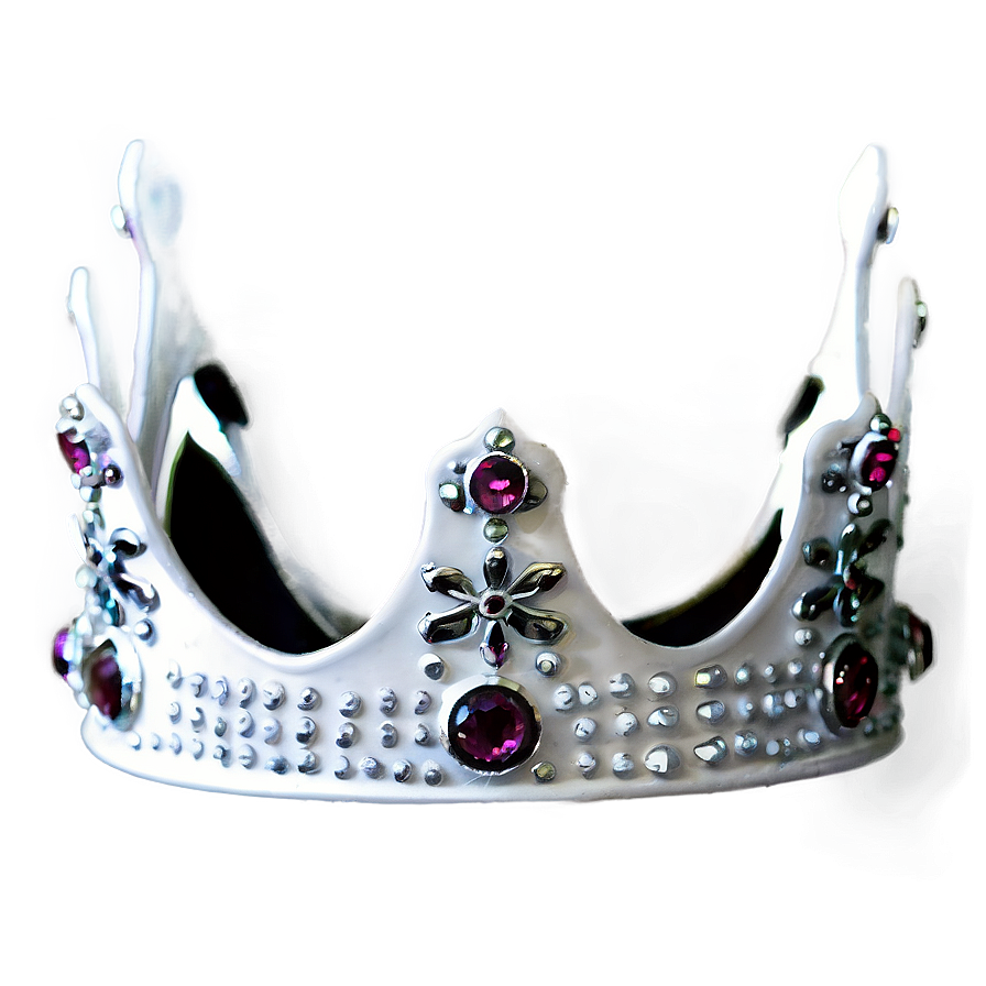 White Crown D PNG Image