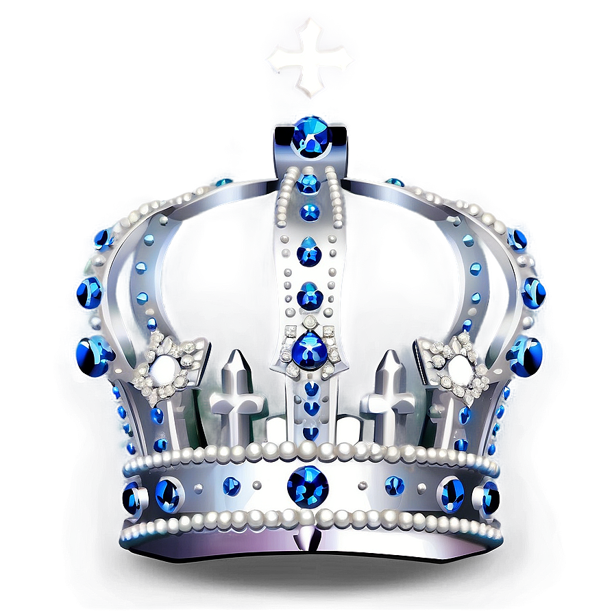 White Crown With Diamonds Png 06252024 PNG Image