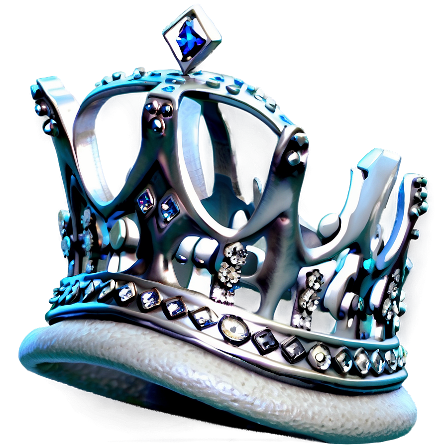 White Crown With Diamonds Png Sgh PNG Image