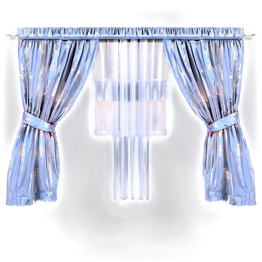 White Curtains D PNG Image