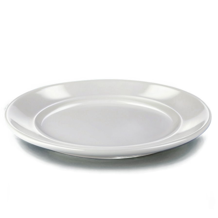 White Dessert Plate Png 06212024 PNG Image