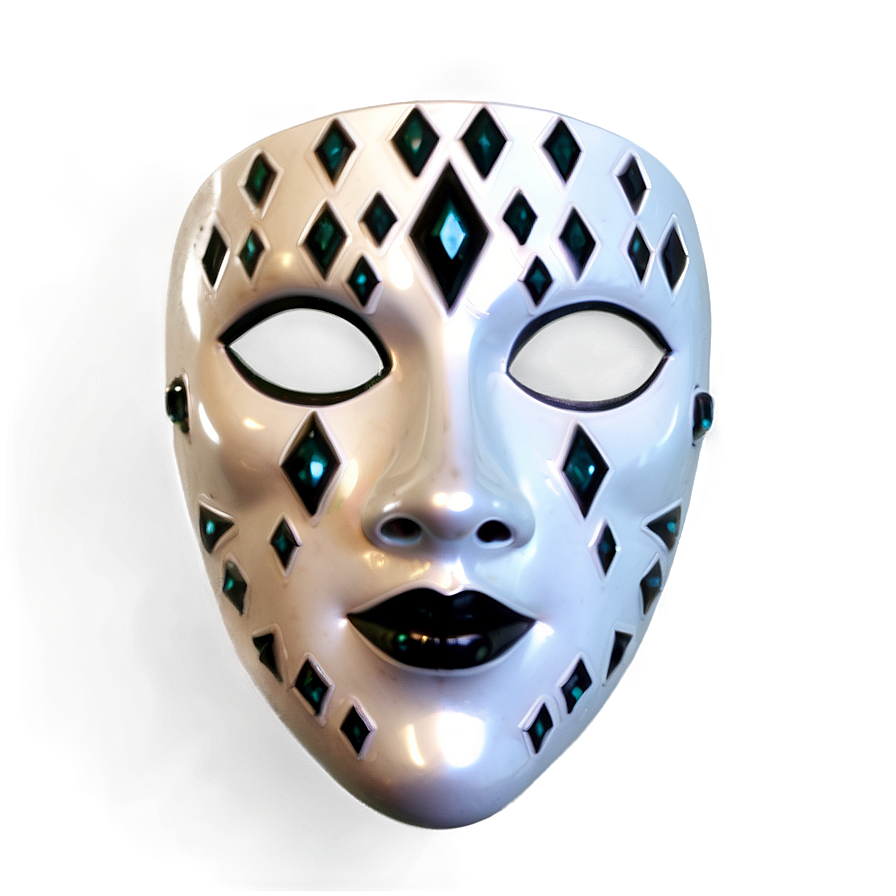 White Diamond Mask Png Fjy PNG Image