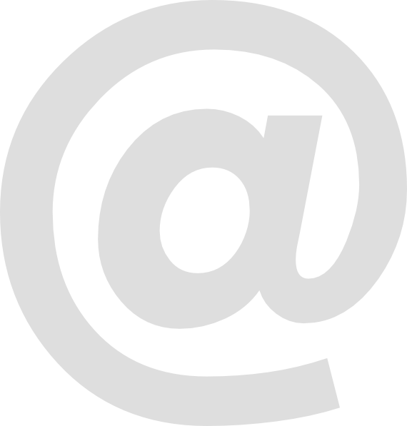 White Email Icon Graphic PNG Image