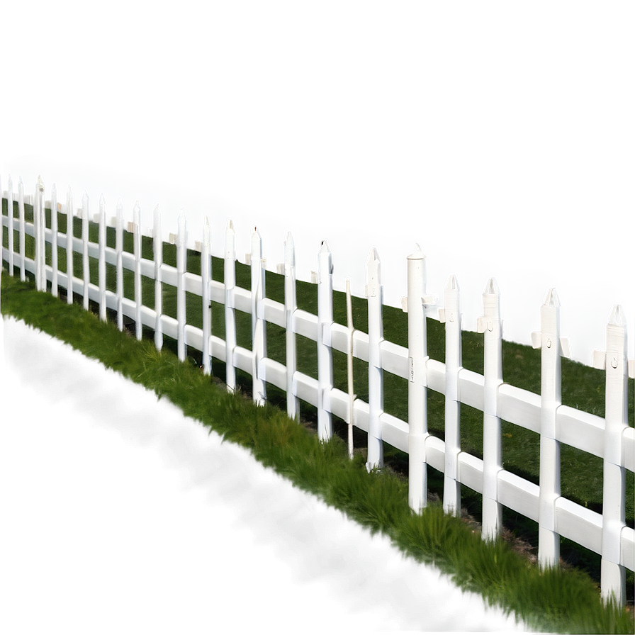 White Fence For Front Yard Png Adv65 PNG Image