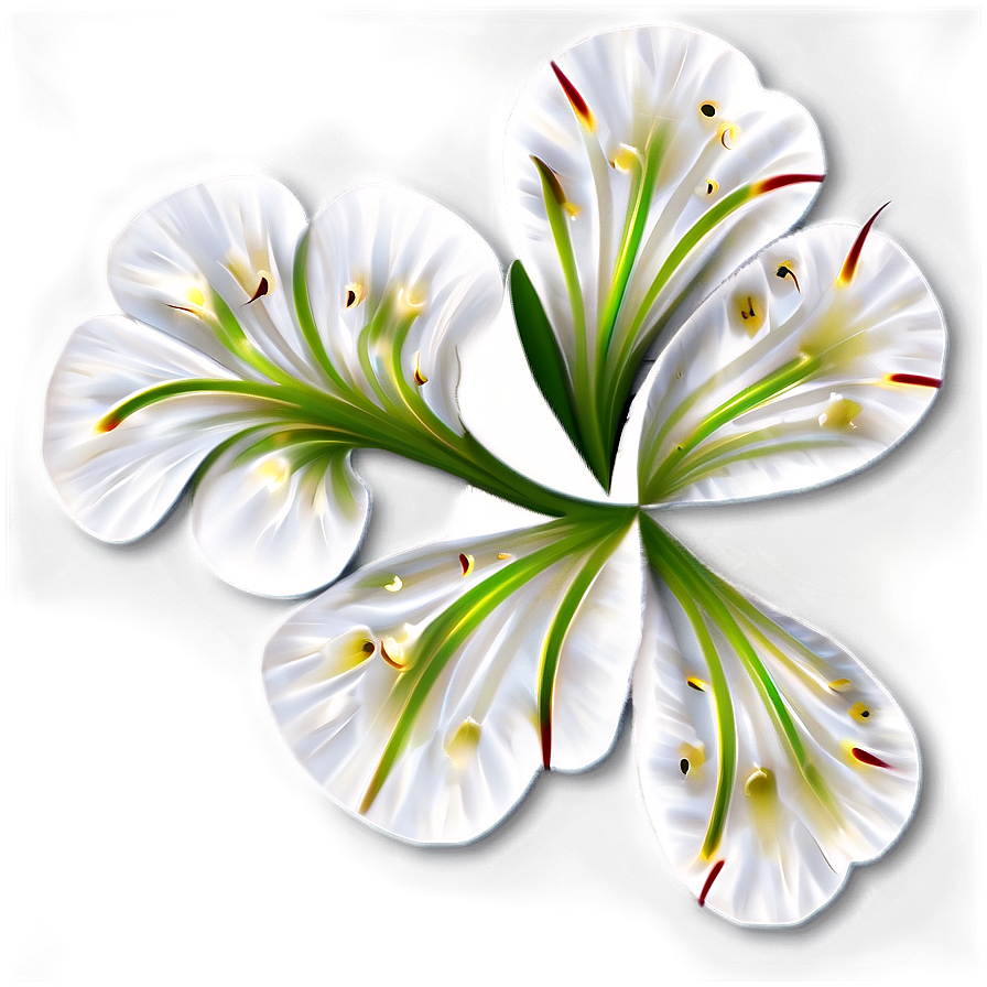 White Flower Design Png 53 PNG Image